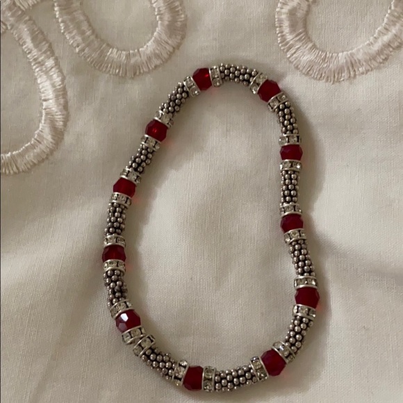 Bracelets. One red, one green, one black. - Picture 2 of 5